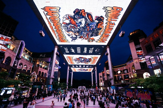 The Place Mall LED screen